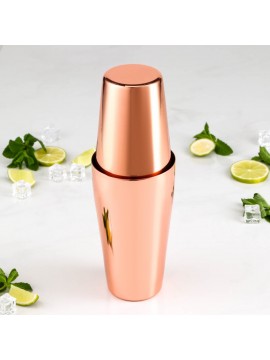 Boston shaker, 750+550 ml, χρώμα χαλκού