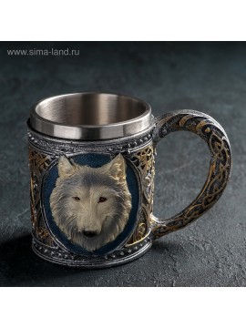 Кружка «Волк», 400 мл,...