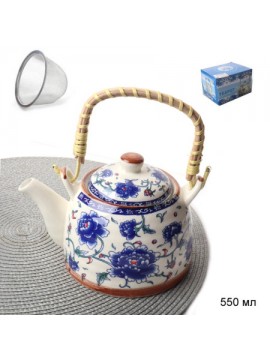 Τσαγιέρα 550 ml με μεταλλική σήτα