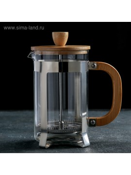 Γυάλινη πρέσα γαλλικού τύπου “Eco”, 800 ml