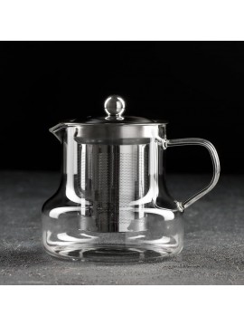 Γυάλινη τσαγιέρα με μεταλλική σήτα “Bingley” 600 ml