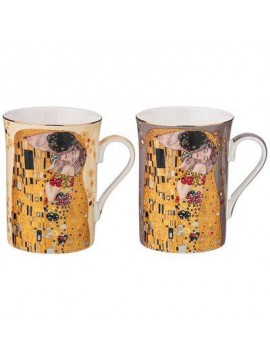 ΣΕΤ ΚΟΥΠΕΣ LEFARD "KISS" (G. KLIMT) 2 ΤΕΜ. 300 ML