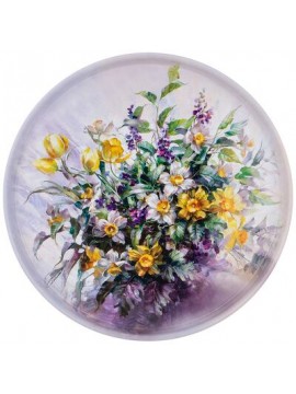 ΔΙΣΚΟΣ ΣΕΡΒΙΡΙΣΜΑΤΟΣ ΣΥΛΛΟΓΗ AGNESS "WILD FLOWERS" 33X2,1 CM