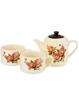 ΣΕΤ ΤΣΑΓΙΟΥ ΓΙΑ 2 ΑΤΟΜΑ "KOREAN ROSE" 3PR. 400ML/200ML