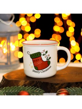 Κούπα“New Year. Boot ", 380 ml